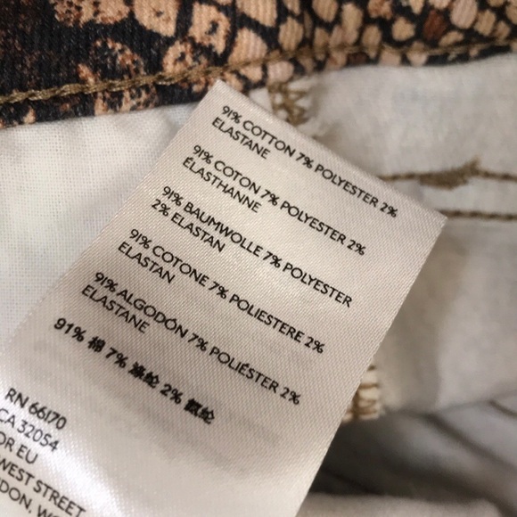 NWT Free People Two Faced Snakeskin Jegging - Picture 16 of 16